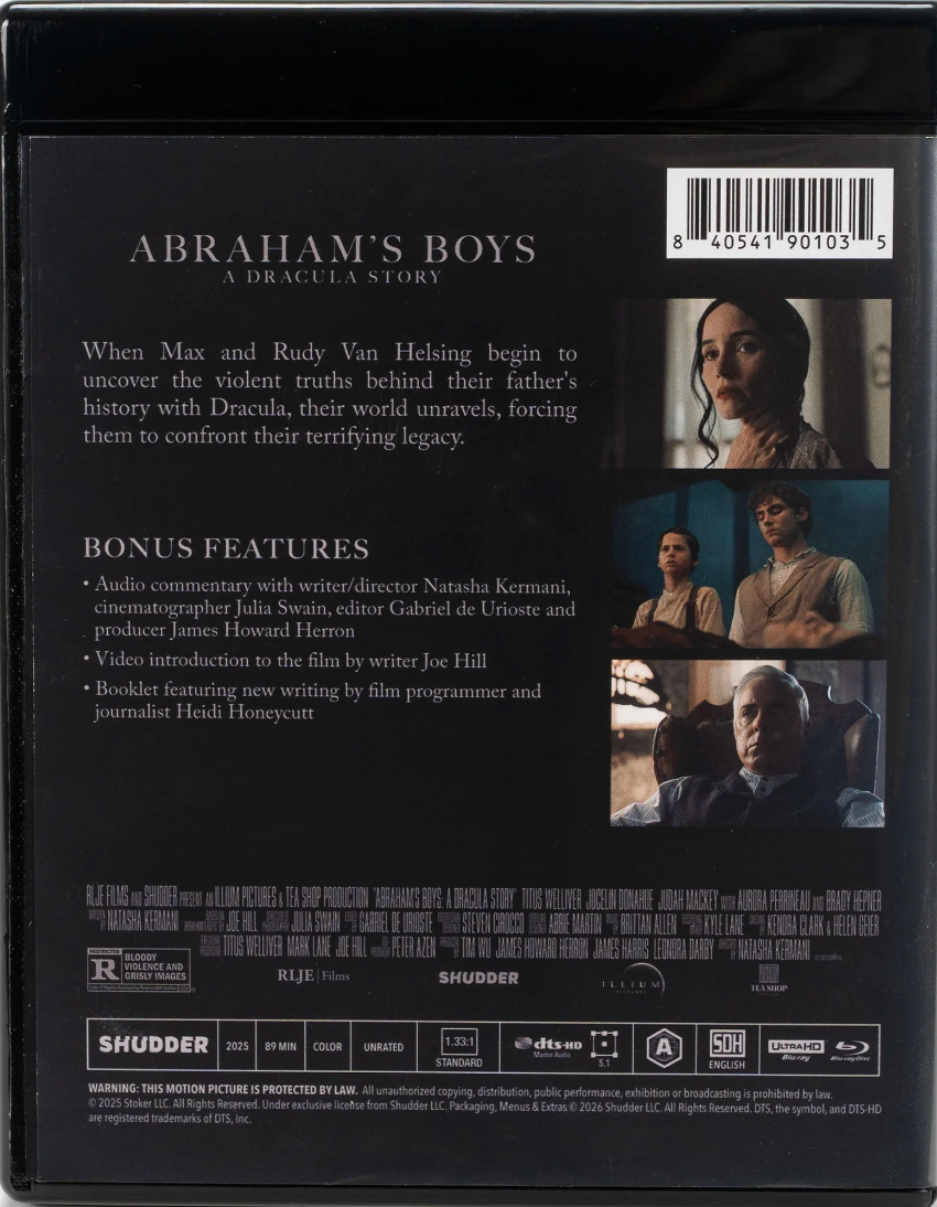 Abraham's Boys: A Dracula Story 4k - Limited Edition (SHU-034)(Exclusive)