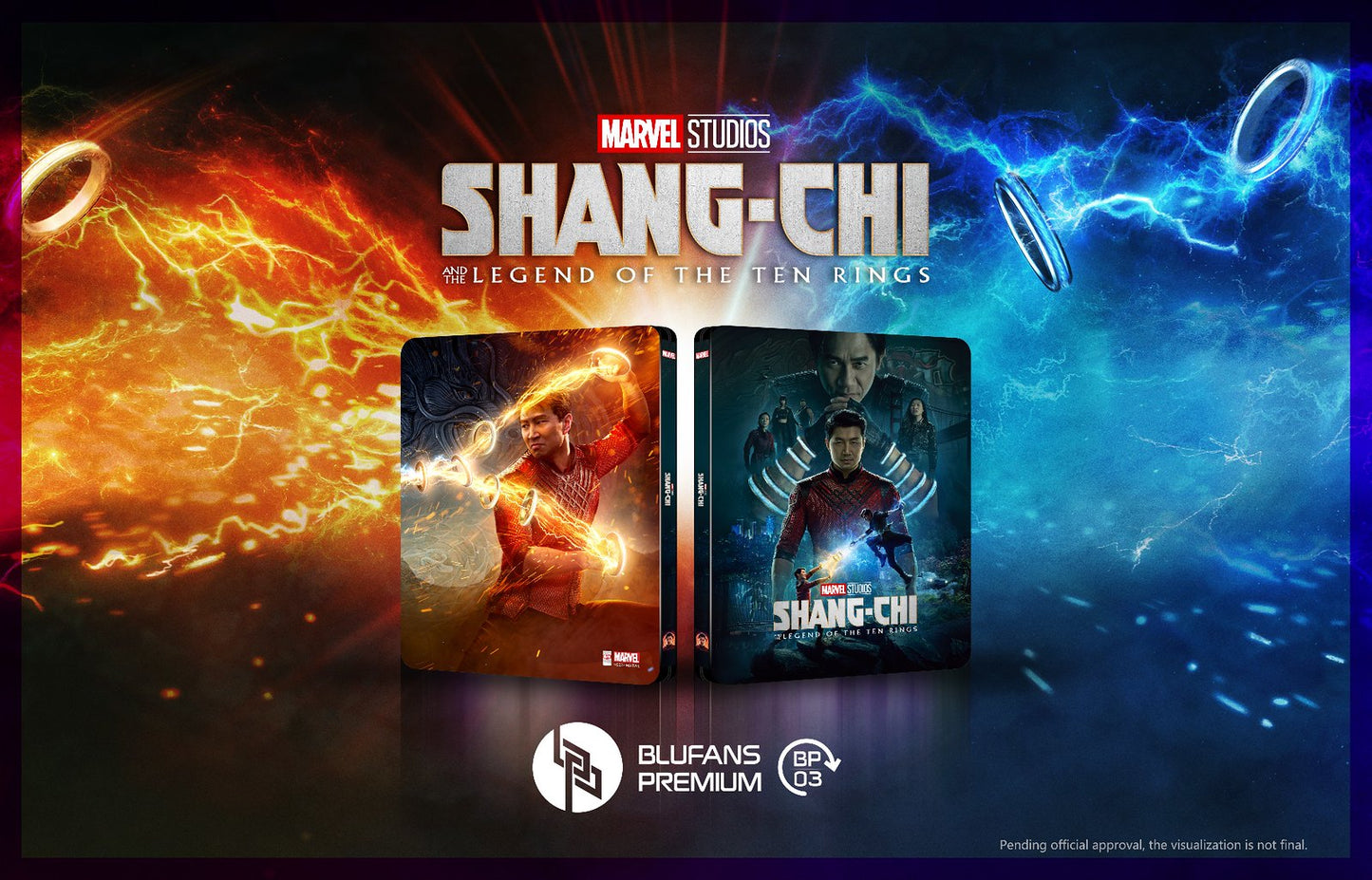 Shang-Chi and the Legend of the Ten Rings Lenticular SteelBook (BP#003)(EMPTY)(China)