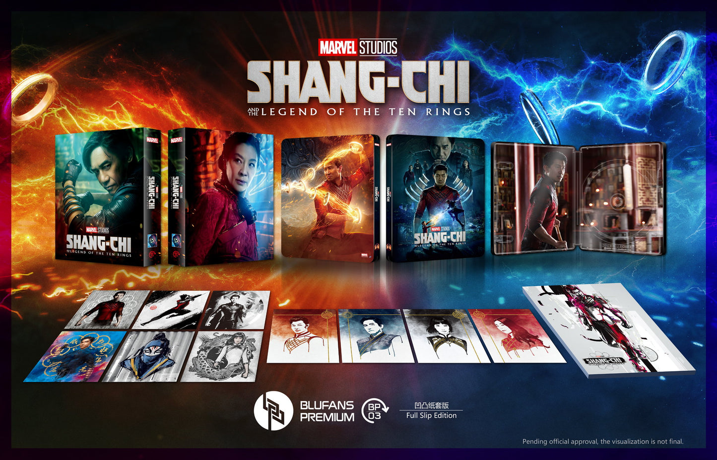 Shang-Chi and the Legend of the Ten Rings Full Slip SteelBook (BP#003)(EMPTY)(China)