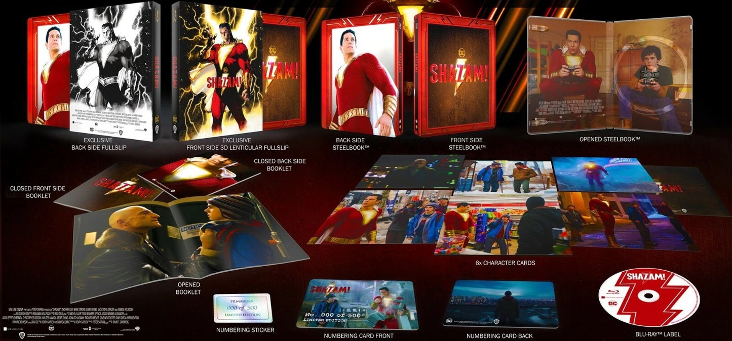 Shazam! Lenticular SteelBook (2019)(FAC#136)(Czech)