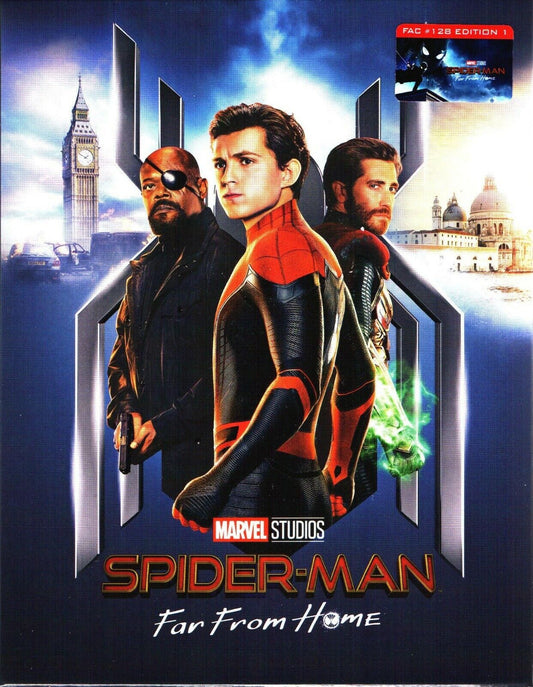 Spider-Man: Far From Home 3D Full Slip SteelBook + Lenticular Magnet (2019)(FAC#128)(Czech)