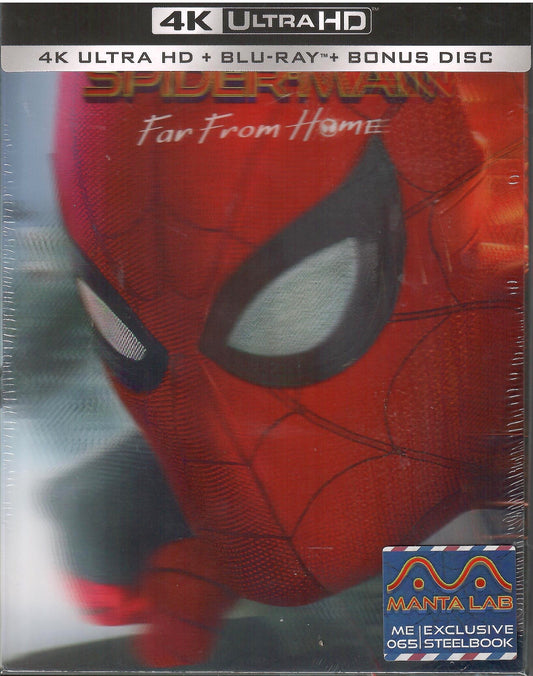 Spider-Man: Far From Home 4K Double Lenticular A SteelBook (2019)(ME#65)(Hong Kong)