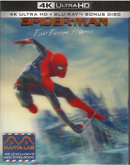 Spider-Man: Far From Home 4K Double Lenticular B SteelBook (2019)(ME#65)(Hong Kong)