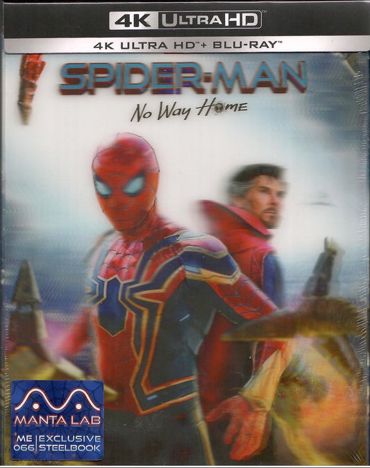 Spider-Man: No Way Home 4K Lenticular SteelBook (Spiderman)(2021)(ME#66)(Hong Kong)