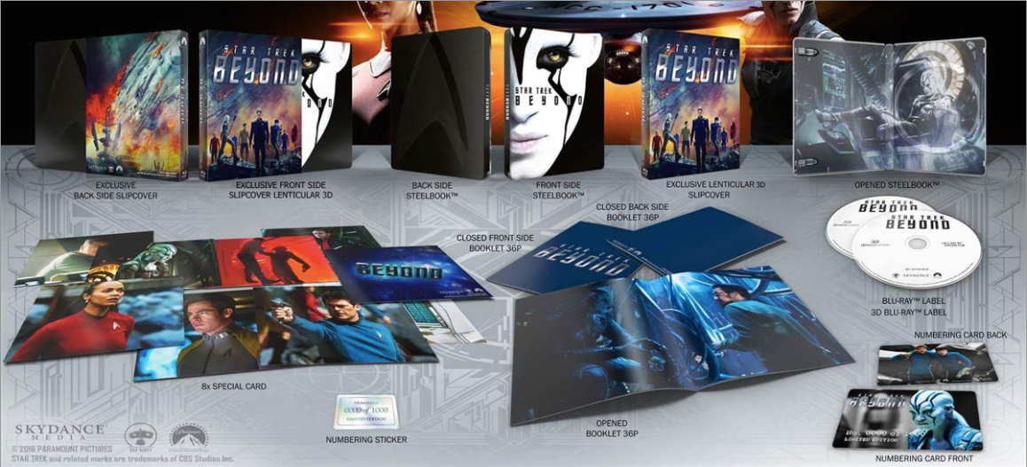 Star Trek: Beyond 3D 1-Click SteelBook (FAC#81)(Czech)