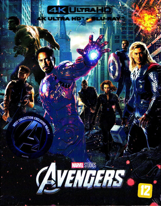 The Avengers 4K Full Slip A2 SteelBook (2012)(WCE#014)(Korea)