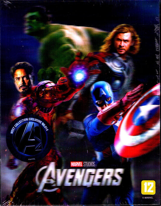 The Avengers 3D & 4K Lenticular B2 SteelBook (2012)(WCE#014)(Korea)