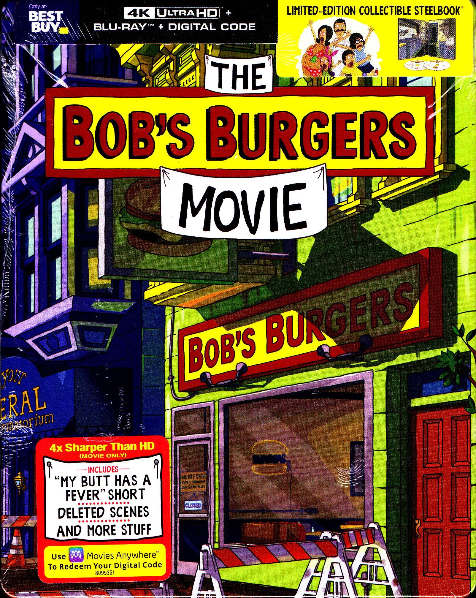 The Bob s Burgers Movie 4K SteelBook Exclusive