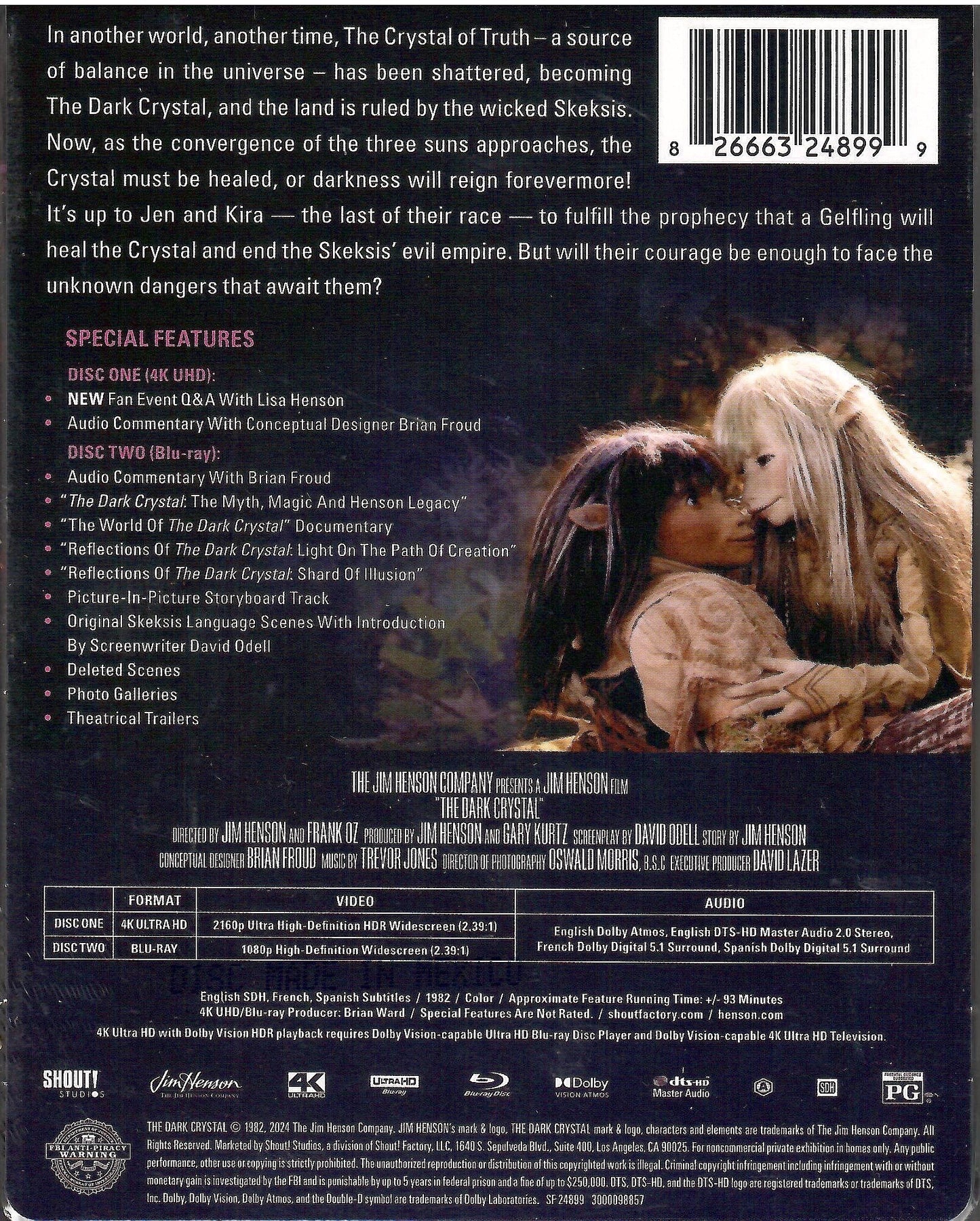 The Dark Crystal 4K SteelBook (Re-release)