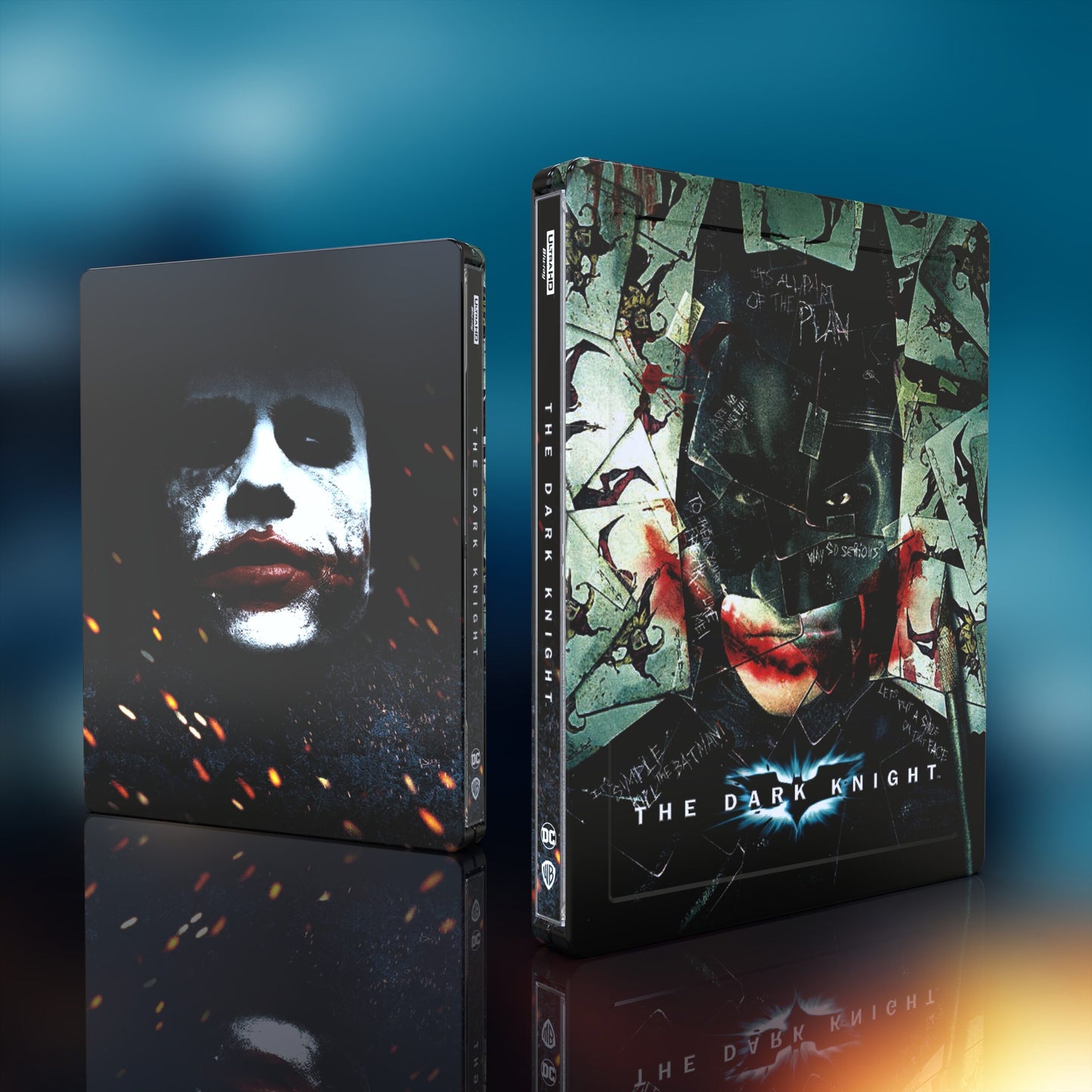 The Dark Knight 4K Double Lenticular SteelBook (3-Disc)(2008)(Blufans#61)(China)
