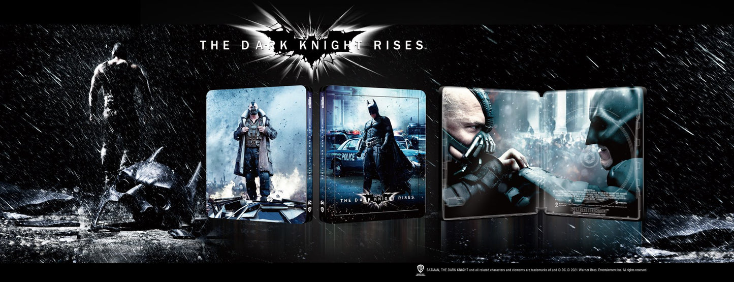 The Dark Knight Rises 4K 1-Click SteelBook (Blufans#62)(China)