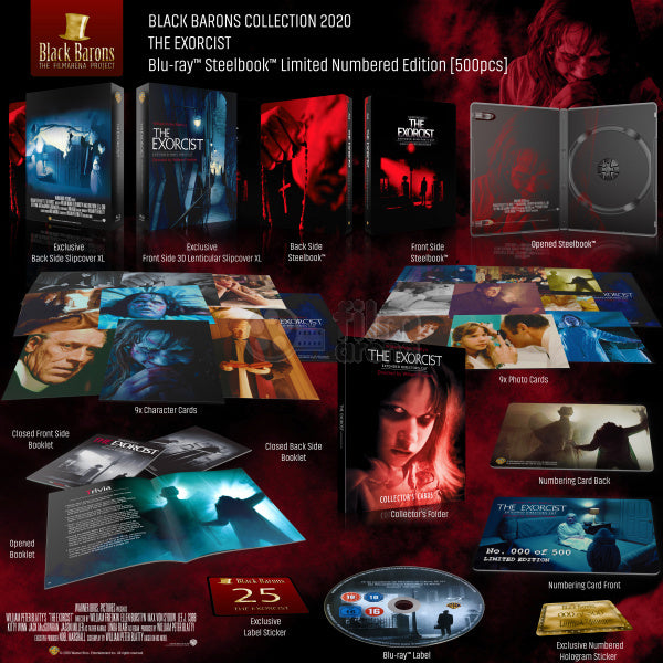 The Exorcist XL Lenticular SteelBook: Extended Cut (1973)(BB#25)(Czech)
