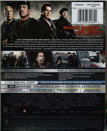 The Expendables 2 4K SteelBook (2012)(Exclusive)