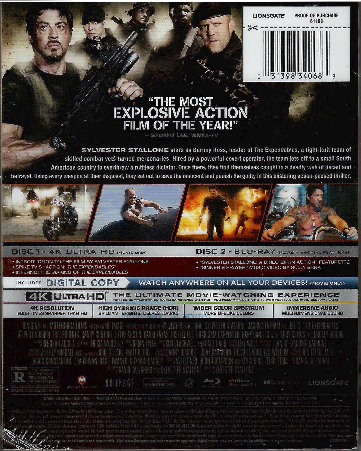 The Expendables 4K SteelBook (2010)(Exclusive)