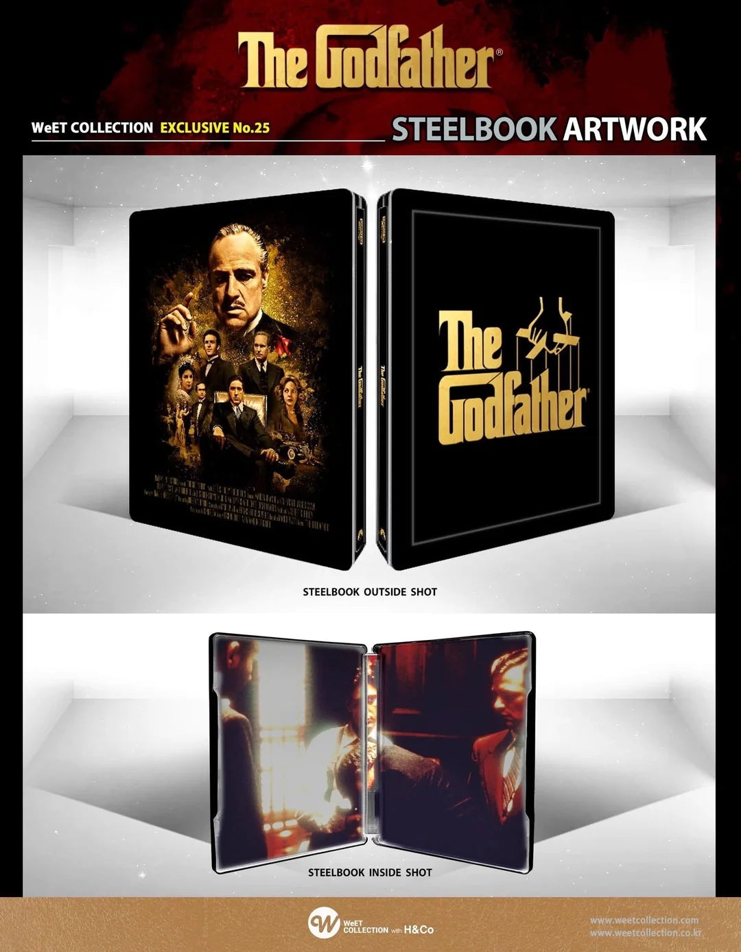 The Godfather 4K Full Slip SteelBook (1972)(WCE#25)(Korea)