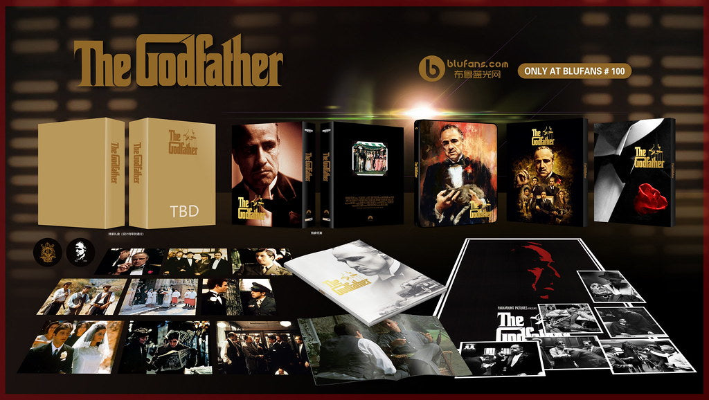 The Godfather 4K XL Full Slip SteelBook (1972)(Blufans OAB#100)(China)