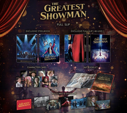 The Greatest Showman 4K Full Slip SteelBook (ME#19)(Hong Kong)