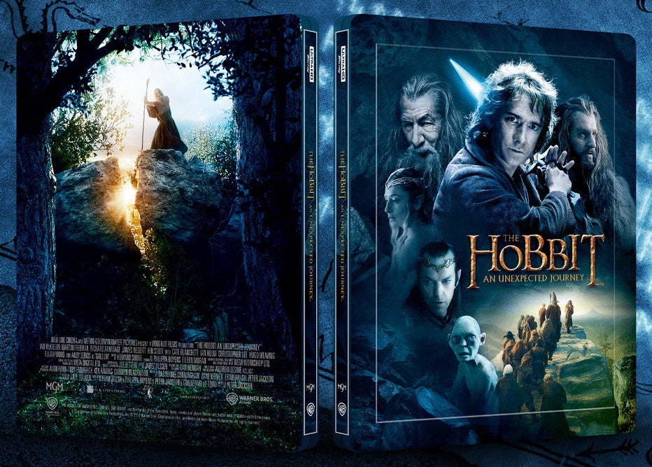 The Hobbit: An Unexpected Journey 4K Double Lenticular SteelBook Extended Edition (Blufans#103)(China)
