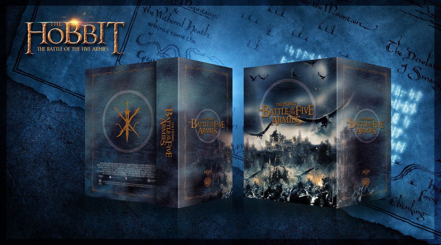 The Hobbit: The Battle of the Five Armies 4K 1-Click SteelBook (Blufans#105)(China)(EMPTY)(Slip Box)