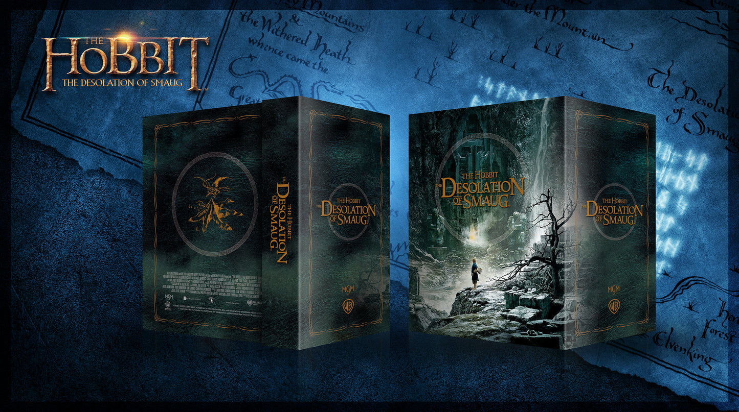 The Hobbit: The Desolation of Smaug 4K 1-Click SteelBook (Blufans#104)(China)(EMPTY)(Slip Box)