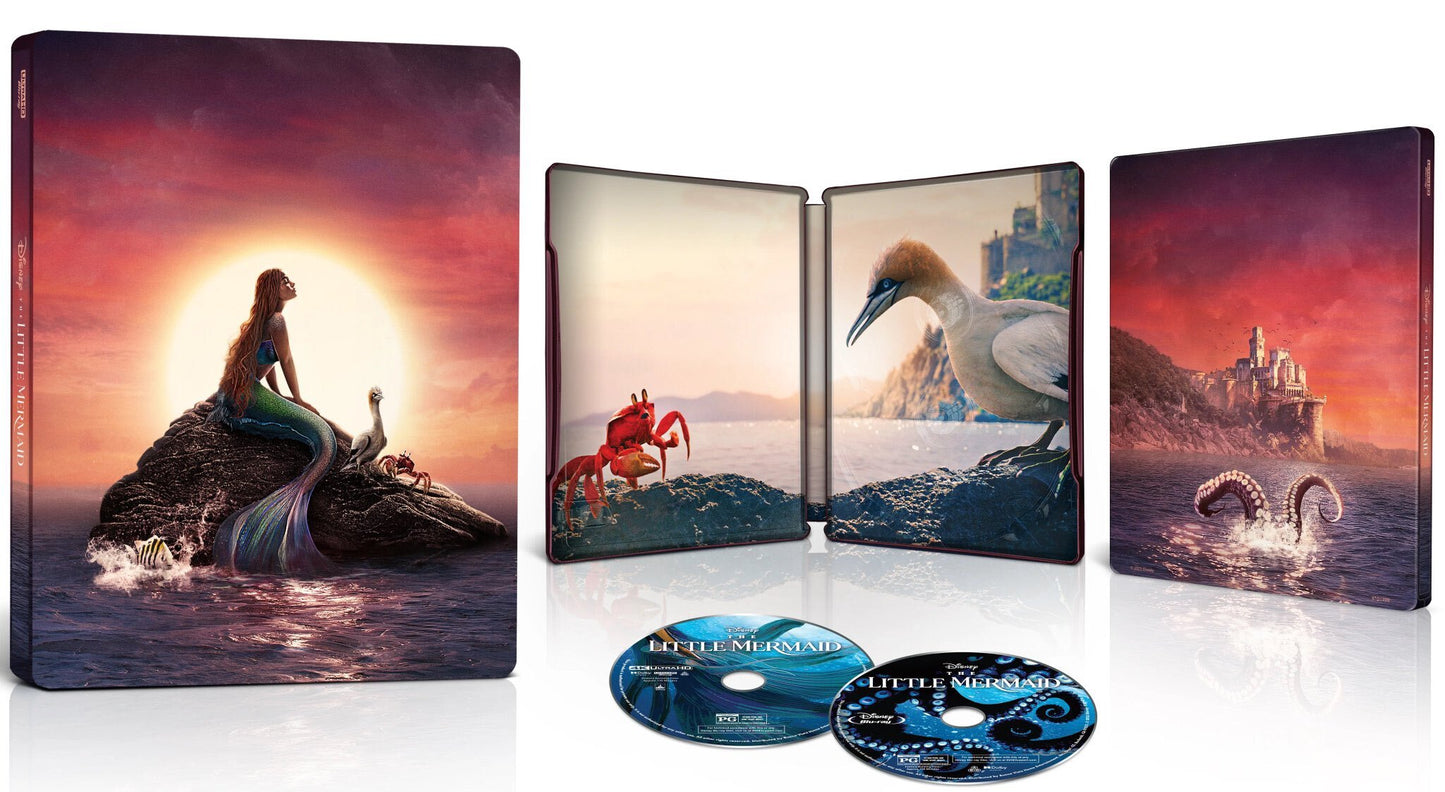 The Little Mermaid 4K SteelBook (2023)(Exclusive)