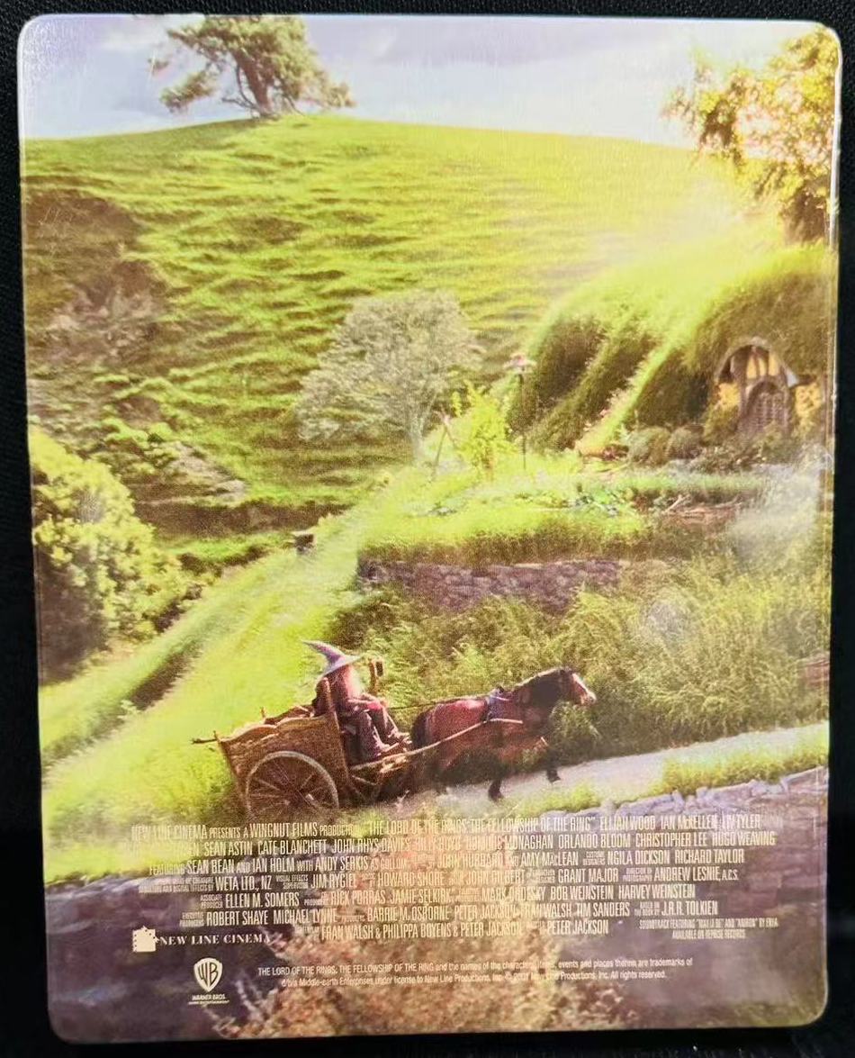 The Lord of the Rings: The Fellowship of the Ring Full Slip SteelBook - Extended Edition (Blufans#100)(China)