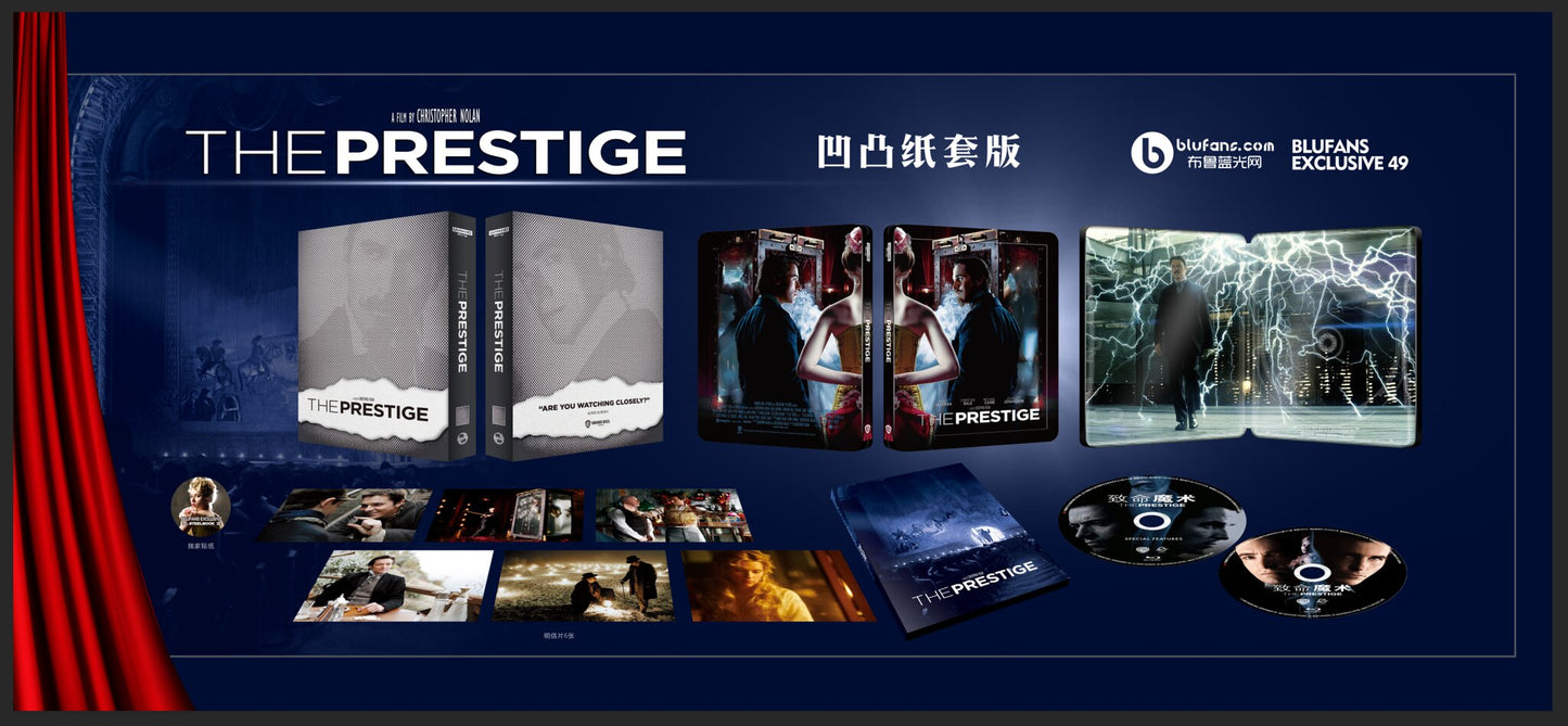 The Prestige 4K 1-Click SteelBook (Blufans#49)(China)