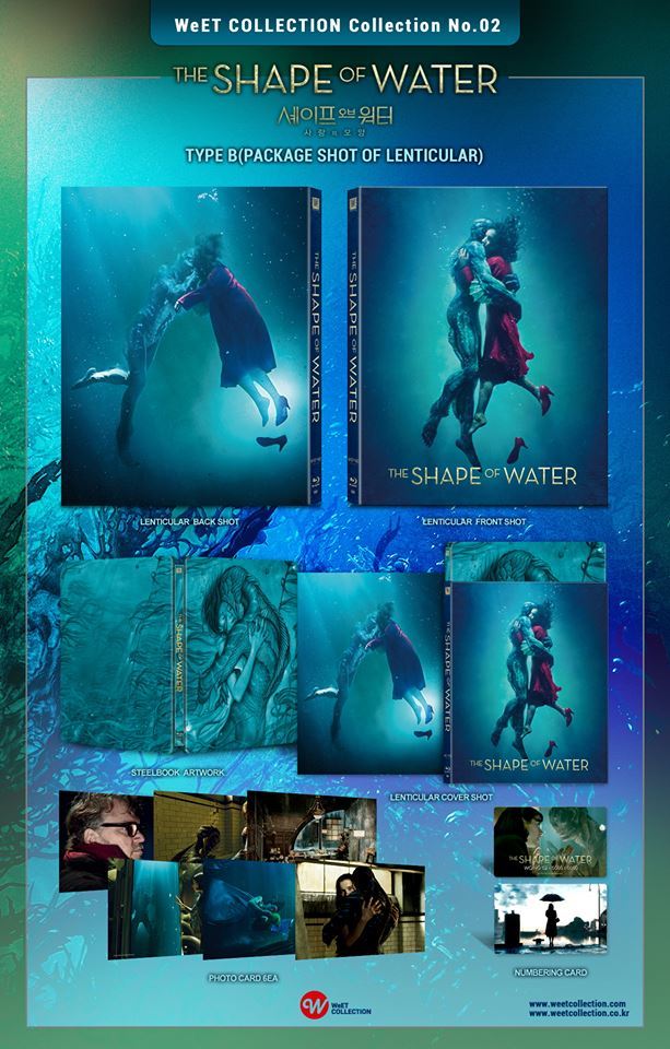The Shape of Water Lenticular SteelBook (WCE#02)(Korea)