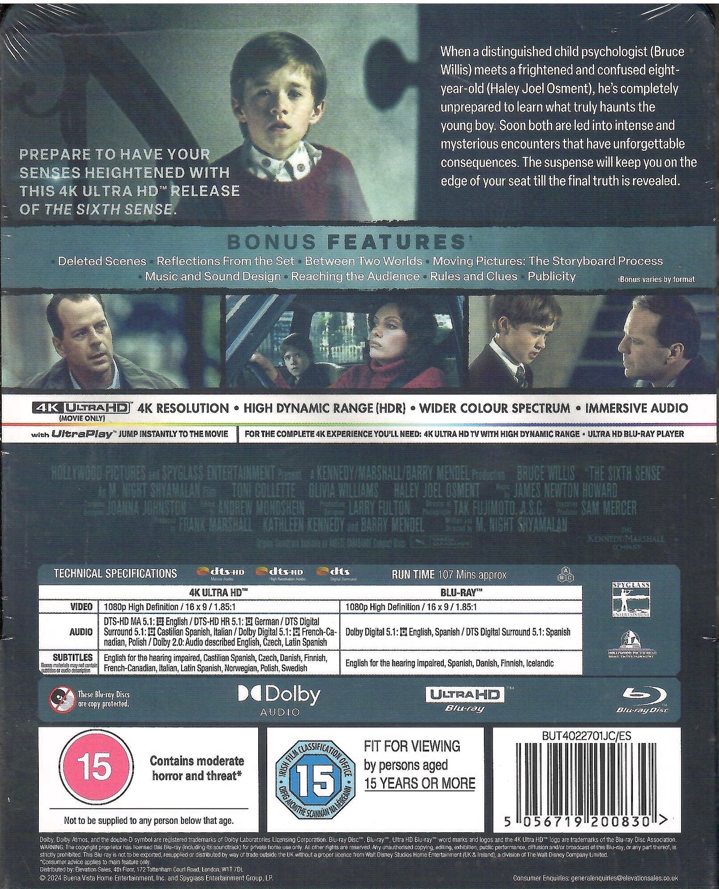 The Sixth Sense 4K SteelBook (UK)