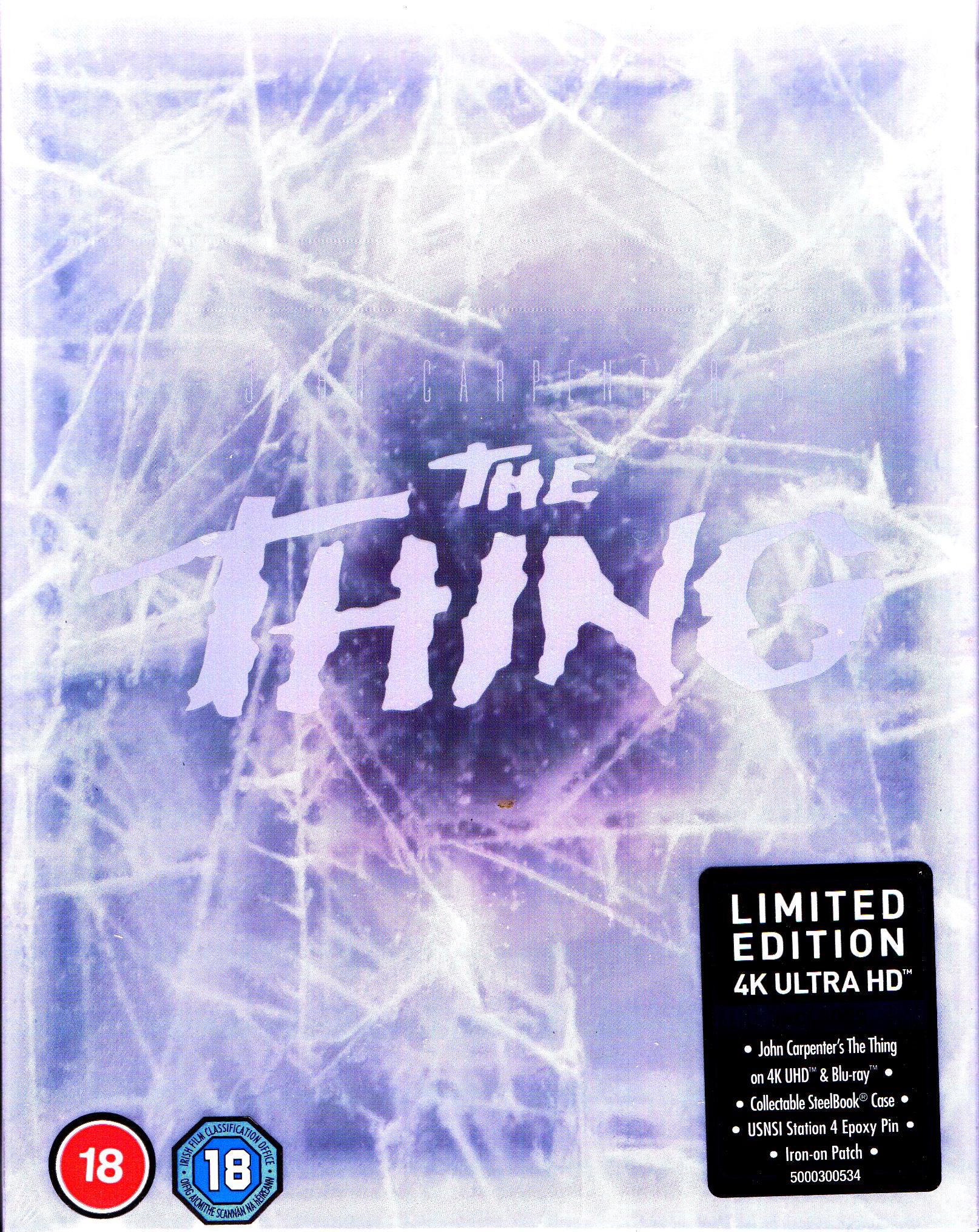 The Thing 4k Steelbook and Case online