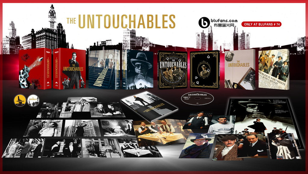 The Untouchables 4K XL Full Slip SteelBook (Blufans OAB#74)(China)