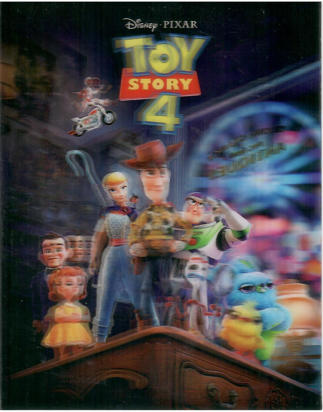 Toy Story 4 Lenticular Sticker For SteelBook (2019)(FAC#184)(Czech)