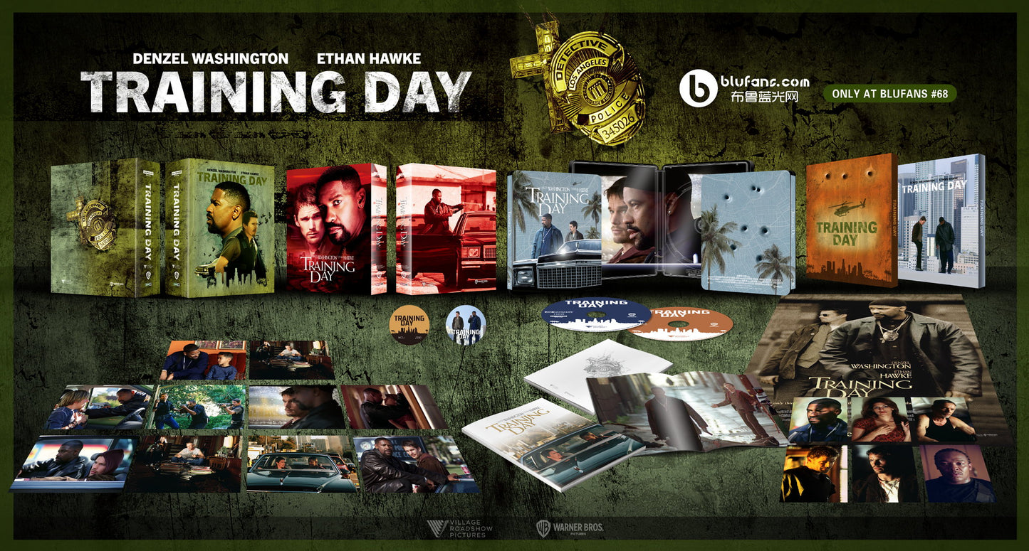 Training Day 4K XL Full Slip SteelBook (Blufans OAB #68)(China)