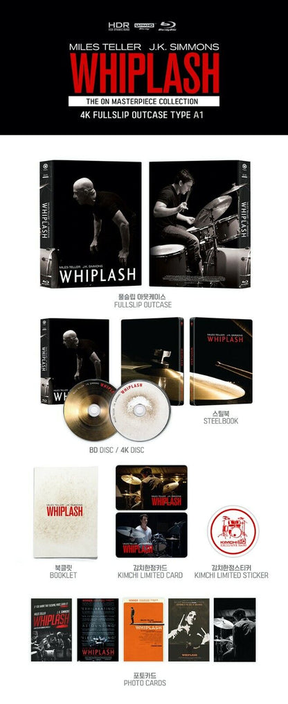 Whiplash 4K Full Slip A1 SteelBook (KE#080)(Korea)