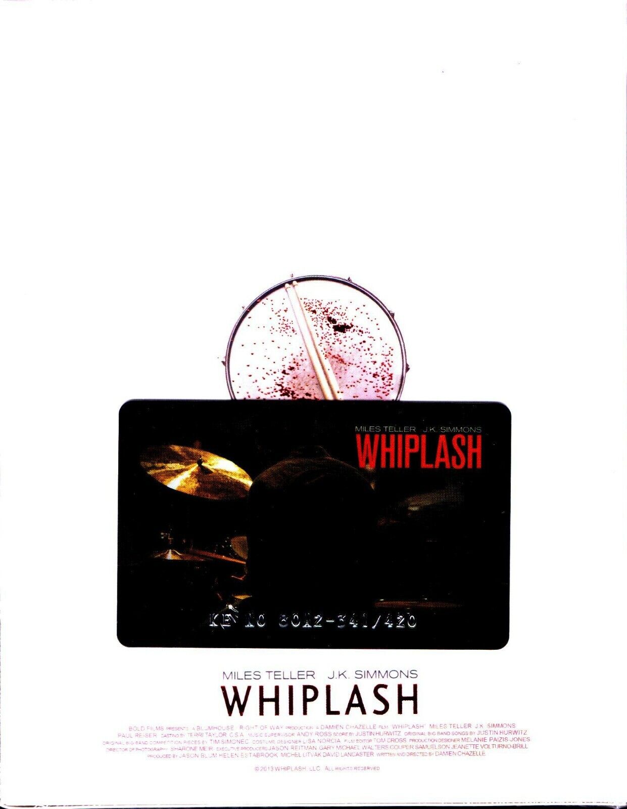 Whiplash 4K Full Slip A2 SteelBook (KE#80)(Korea)