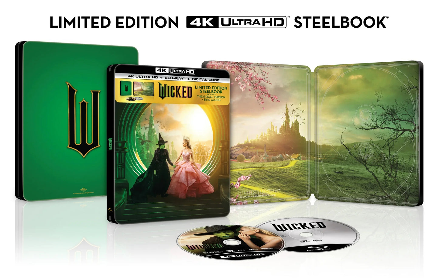 Wicked 4K SteelBook (2024)(Exclusive)
