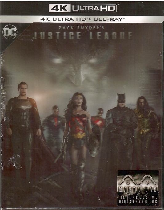 Zack Snyder's Justice League 4K Double Lenticular SteelBook (ME#39)(2017)(Hong Kong)