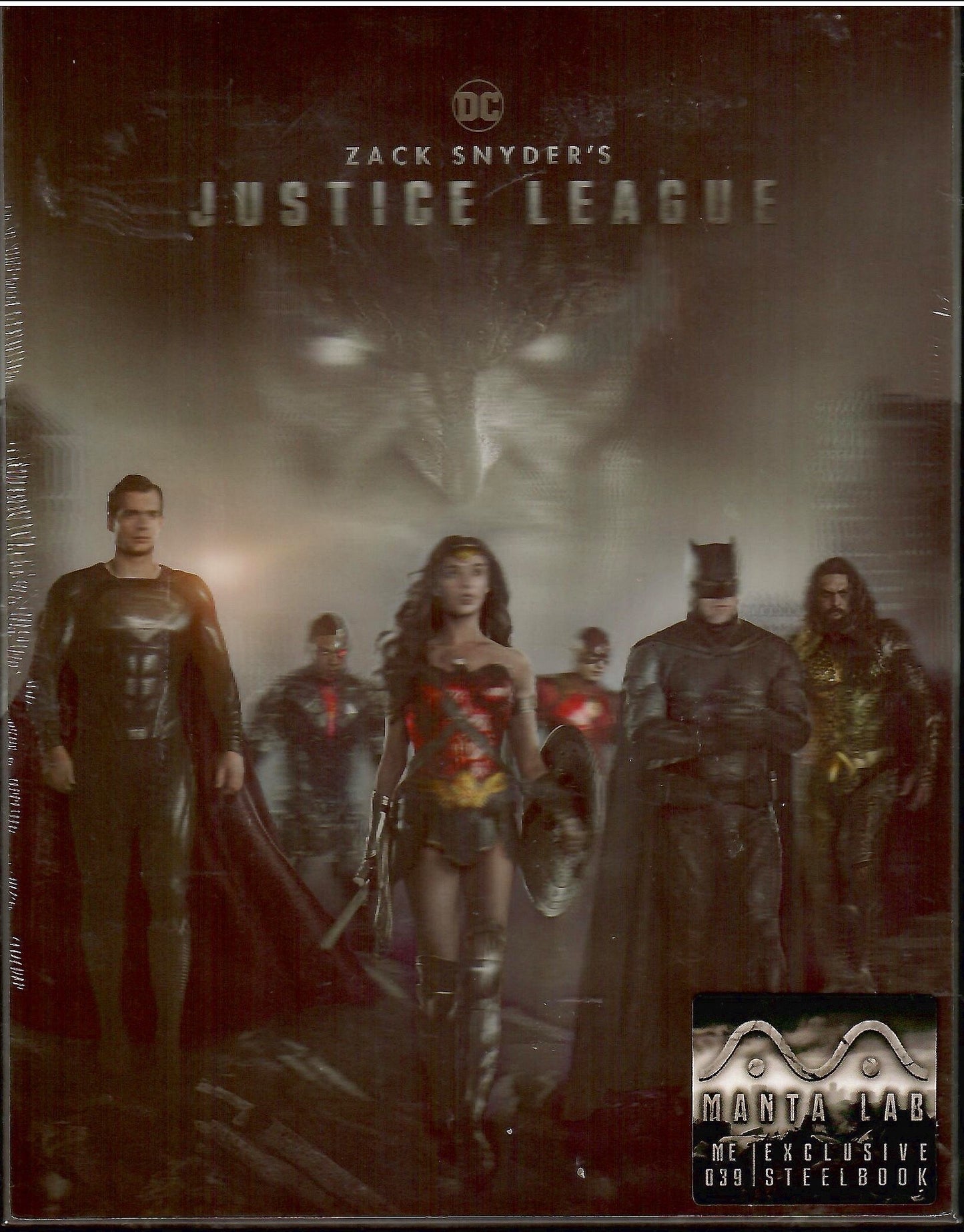 Zack Snyder's Justice League 4K Double Lenticular SteelBook (ME#39)(2017)(Hong Kong)