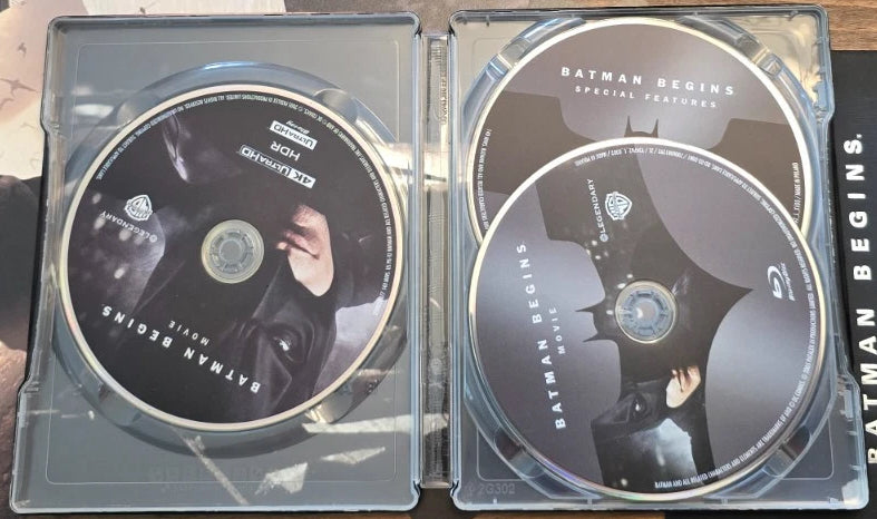 Batman Begins 4K Lenticular SteelBook (WCE#22)(Korea)
