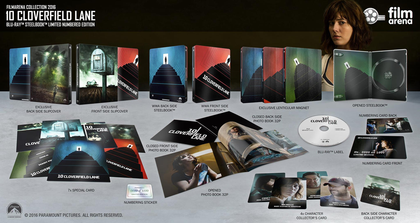 10 Cloverfield Lane Full Slip SteelBook + Lenticular Magnet (FAC#54)(Czech)