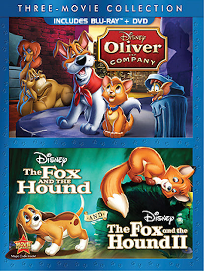 Oliver and Company / The Fox and the Hound 1 & 2 (Slip)