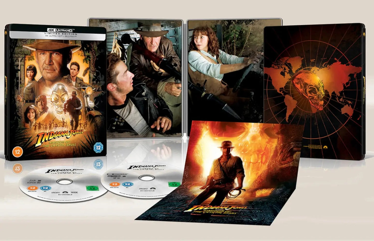 Indiana Jones and the Kingdom of the Crystal Skull 4K SteelBook (UK)