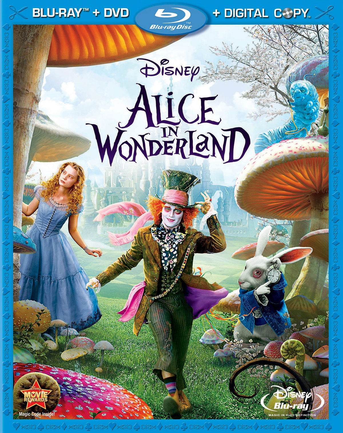 Alice in Wonderland (2010)(BD/DVD + Digital Copy)(Slip)*