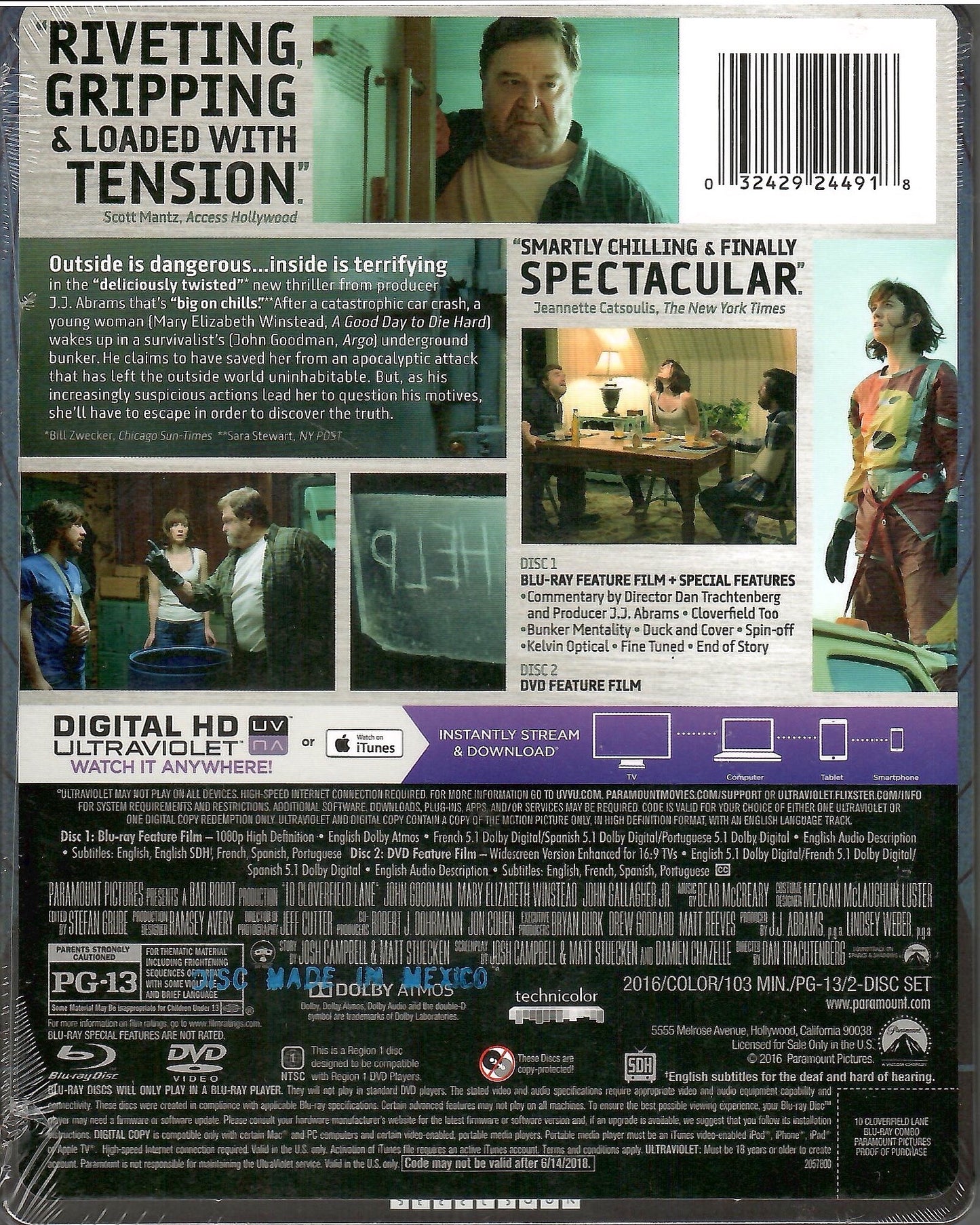 10 Cloverfield Lane SteelBook (Exclusive)