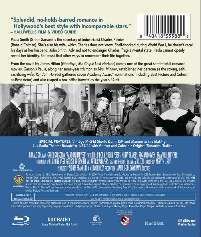 Random Harvest: Warner Archive Collection