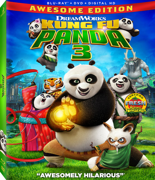Kung Fu Panda 3 (BD/DVD + Digital Copy)(2016)(Slip)