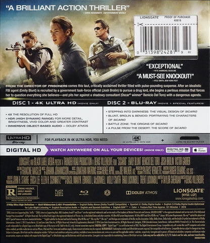 Sicario 4K (2015)