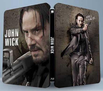 John Wick Full Slip SteelBook: Devil Edition + Lenticular Magnet w/ Coin (2014)(FAC#15)(Czech)