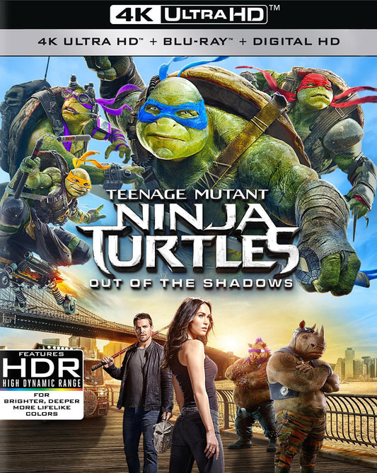 Teenage Mutant Ninja Turtles: Out of the Shadows 4K (Slip)