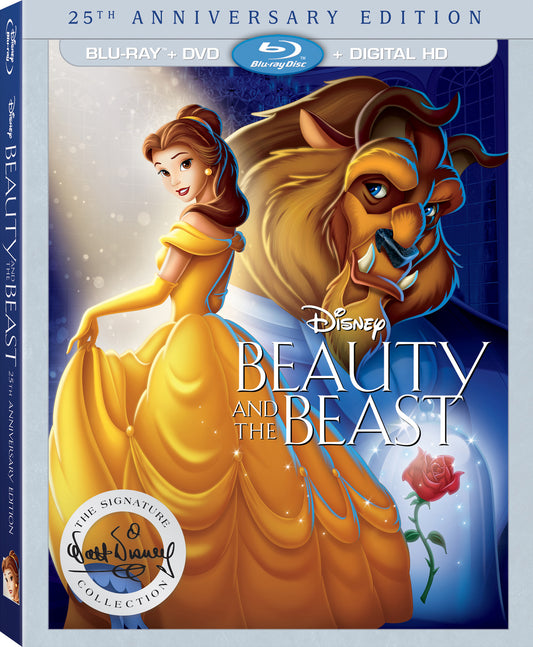 Beauty and the Beast: 25th Anniversary Edition (1991)(BD/DVD + Digital Copy)(Slip)